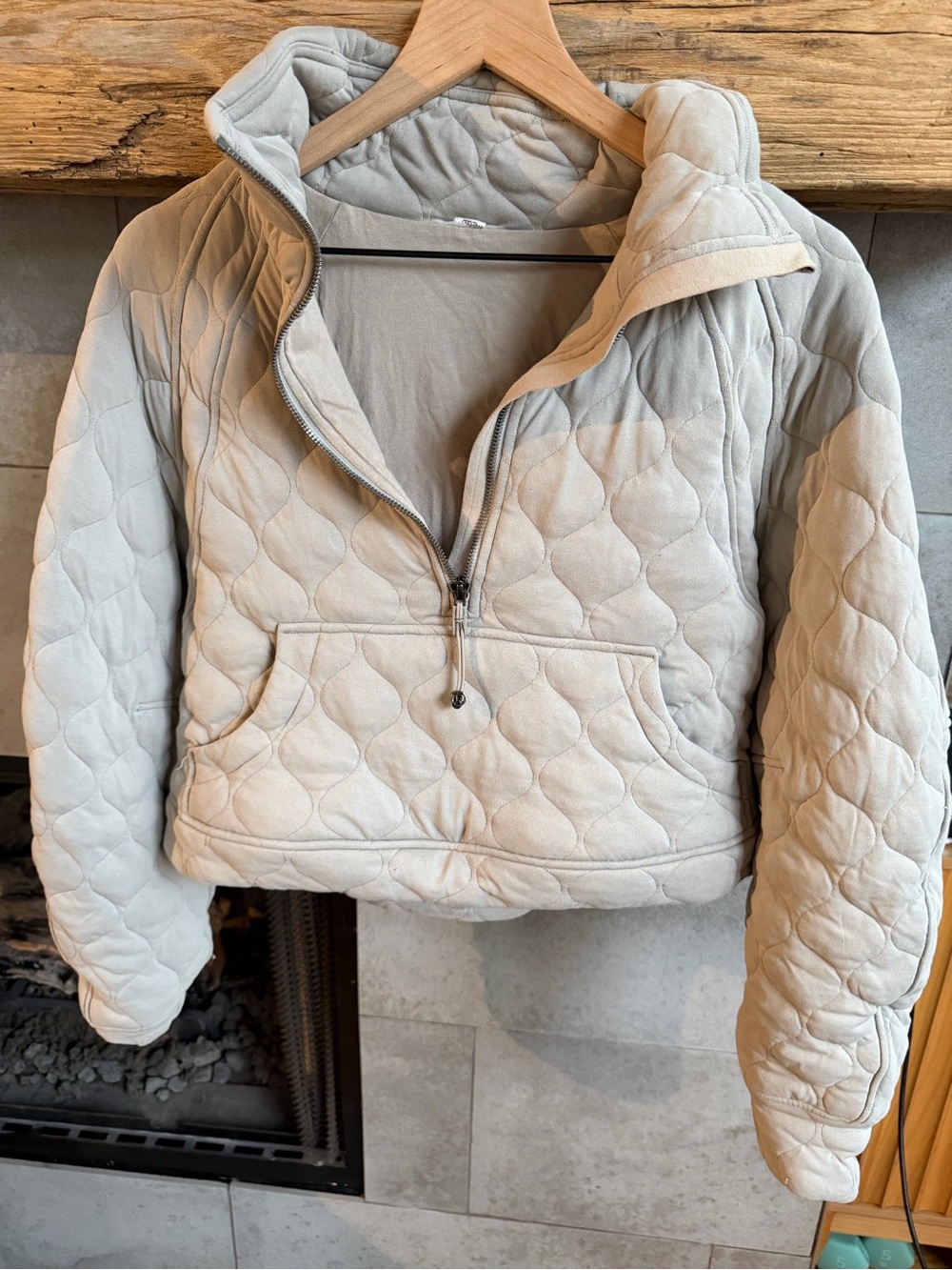 Lululemon scuba quilted oversized half zip - Picture 2 of 6